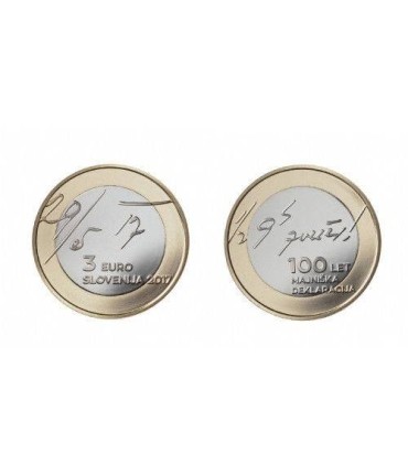 3 euro Slovénie 2017