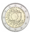 2 Euro Autriche 2015 Drapeau