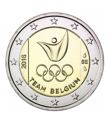 2 Euro Belgique 2016 Jeux Olympiques