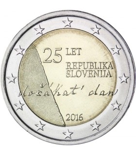 2 Euro Slovénie 2016 Indépendance