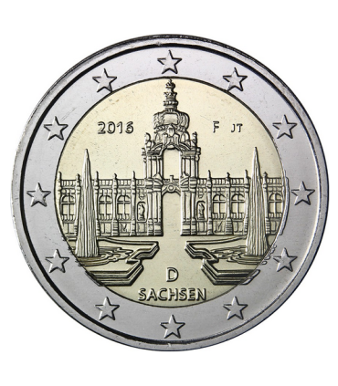 2 Euros Allemagne 2016 Palais de Dresde