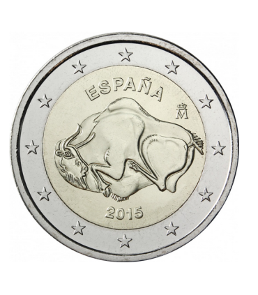 2 euro commemorative Espagne 2015 Grotte Altamira