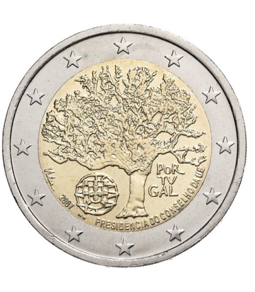 2 Euro Portugal 2007 Présidence UE