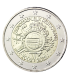 2 Euro "10 ans de l'euro Allemagne" 2012