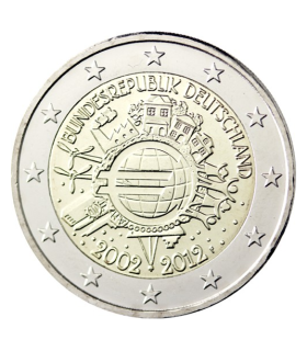 2 Euro "10 ans de l'euro Allemagne" 2012