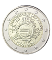 2 Euro "10 ans de l'euro Allemagne" 2012