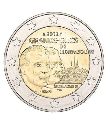 2 Euro Luxembourg 2012 Grand duc Guillaume IV