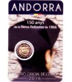 2 Euro Andorre 2016 150 ans de la nouvelle réforme de 1866.