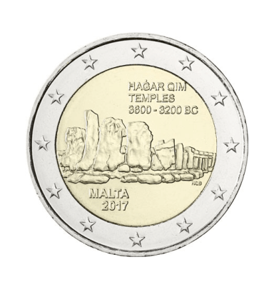 2 Euro Malte 2017 Hagar Qim