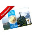 2 Euro Belgique 2016 coincard Francaise -                                                                          Version Franc