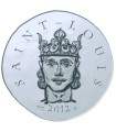 10 Euro 2012 Saint Louis - Description :

Face : un portrait de Saint-Louis avec sa couronne aux lys
ainsi que son nom écrit ave