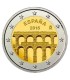 2 Euro Espagne 2016 Aqueduc Segovie - Tirage : 4 000 000 exemplaires.
Description:
2 € commémorative représentant l'aqueduc de S