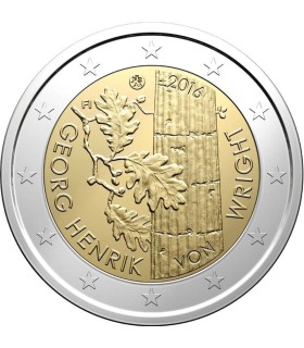 2 Euro Finlande 2016 HENRIK VON WRIGHT -  Thème:   100ème Anniversaire de la naissance de Georg Henrik von Wright (1916-2003) co