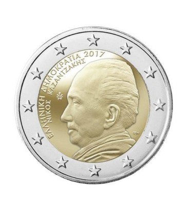 2 Euro Grèce 2017 Nikos Kazantzakis