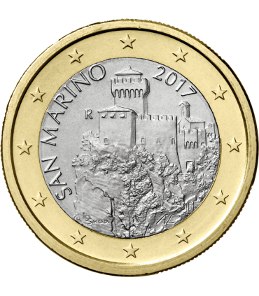 1€ + 20 cts St Marin 2017