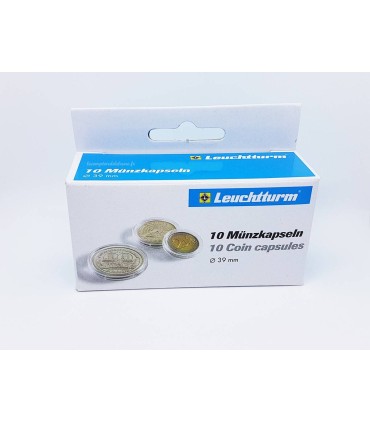 CAPSULES POUR PIÈCE DE 39 MM