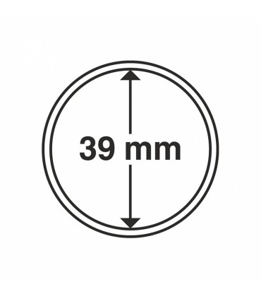 CAPSULES POUR PIÈCE DE 39 MM