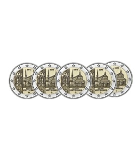 2 Euro Allemagne 2013 Bade Wurtemberg 5 ateliers