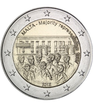 2 Euro Malte 2012 Majorité