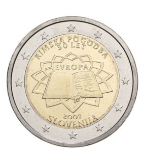 2 Euro slovénie 2007 traité de Rome