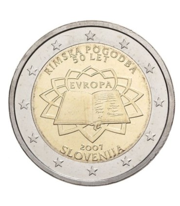 2 Euro slovénie 2007 traité de Rome