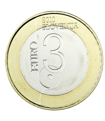 3 Euro slovénie 2010