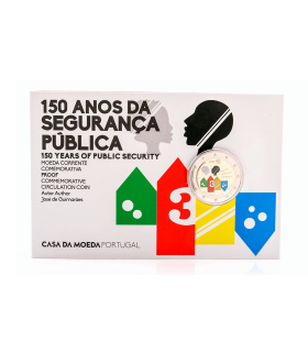 Coincard BE 2 Euro Portugal 2017 150 ans Police Securite publique