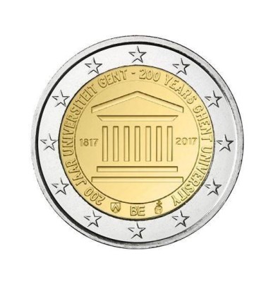 Coincard Francaise 2 Euro Belgique 2017 Université de Gand