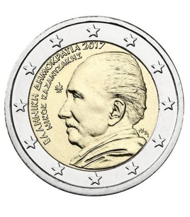 2 Euro Grèce 2017 Nikos Kazantzakis