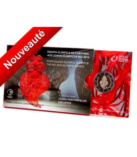 2 Euros Belle Epreuve portugal 2016 -  
Thème:   2 € commémorative Portugal 2016 commémorant le soutien du peuple portugais à l’