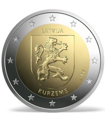 2 Euro Lettonie 2017 Les Armoiries de Kurzeme