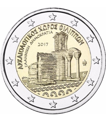 2 Euro Coincard Grèce 2017 Site archéologique de Philippes