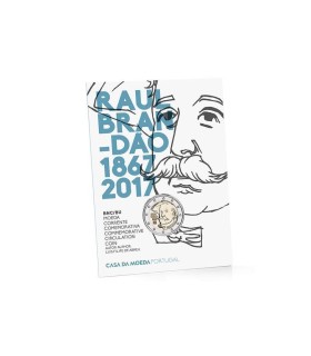 Coincard BU 2 Euro Portugal 2017 Raul Brandao
