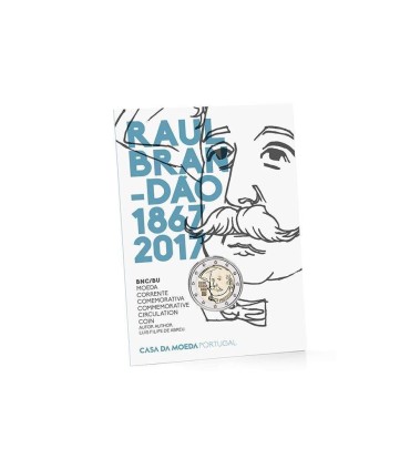 Coincard BU 2 Euro Portugal 2017 Raul Brandao