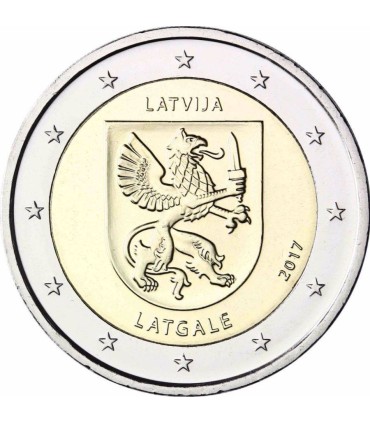 2 Euro Lettonie 2017 Les Armoiries de Latgale