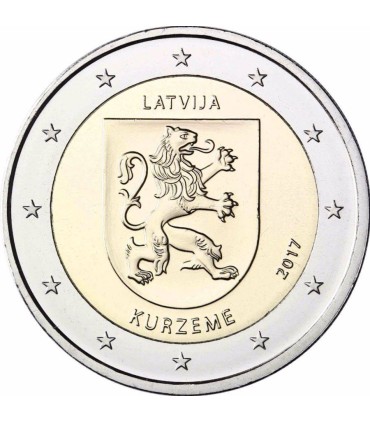 2 Euro Lettonie 2017 Les Armoiries de Kurzeme