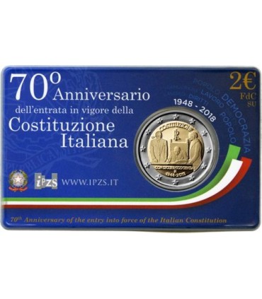 Coincard Italie 2018 70 ans de la Constitution Italienne