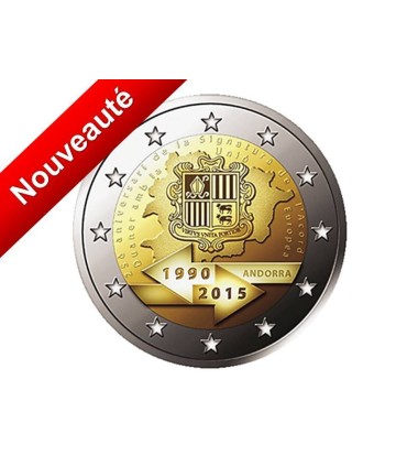 2 Euro Andorre 2015 Accord Douanier -  
Tirage: 85 000 exemplaires
 
Livraison prévue entre le 20 et 26 juillet - 2 Euro Ando
