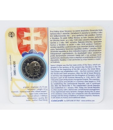 Coincard 2 Euro Slovaquie 2018 BU - République de Slovaquie