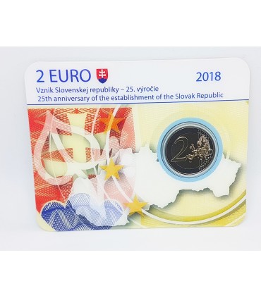 Coincard 2 Euro Slovaquie 2018 BU - République de Slovaquie
