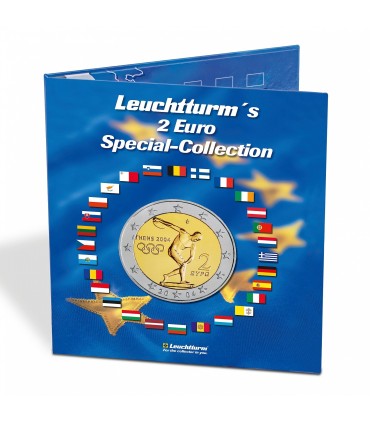 ALBUM NUMISMATIQUE PRESSO, EURO COLLECTION POUR PIÈCES DE MONNAIE DE 2 EUROS