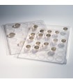 FEUILLES EN PLASTIQUE ENCAP POUR 35 CAPSULES AV.UN DIAMÈTRE DE L'INTERIEUR DE 23,5 À 26MM