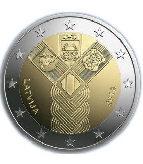 2 Euro Lettonie 2018 - 100 ans des Etats Baltes
