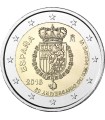 2 Euro Espagne 2018 50e anniversaire du Roi FELIPE VI