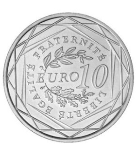10 Euro Argent 2009 - Auteur: Atelier de Gravure
Poids: 12 g  0,42 oz
Diamètre: 29 mm  1,14 inch
Tirage: 2 000 000
Métal: Argent