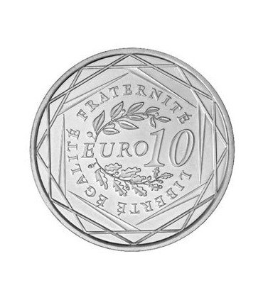 10 Euro Argent 2009 - Auteur: Atelier de Gravure
Poids: 12 g  0,42 oz
Diamètre: 29 mm  1,14 inch
Tirage: 2 000 000
Métal: Argent