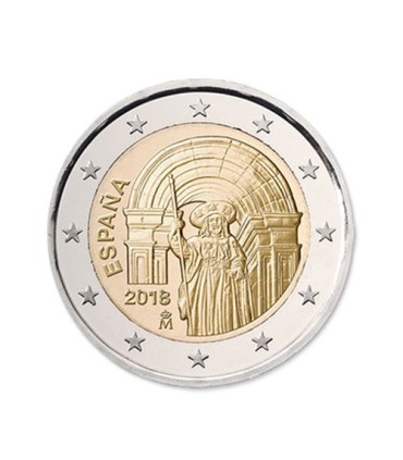 2 Euro Espagne 2018  Saint Jacques de Compostelle