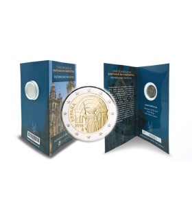 2 Euro Espagne 2018  Saint Jacques de Compostelle