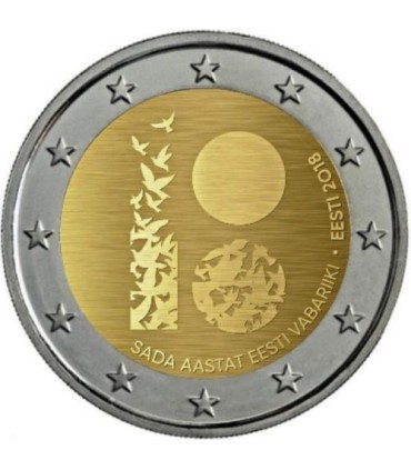 2 Euro Estonie 2018 Centenaire de l’indépendance de l’Estonie