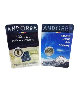 Pack 2 x 2 Euro andorre 2017